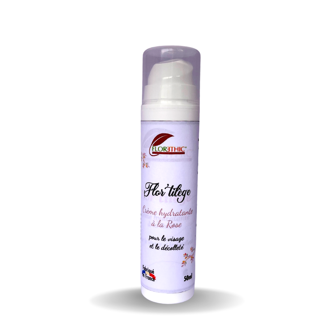 Flor'Tilège, Crème Hydratante à la Rose