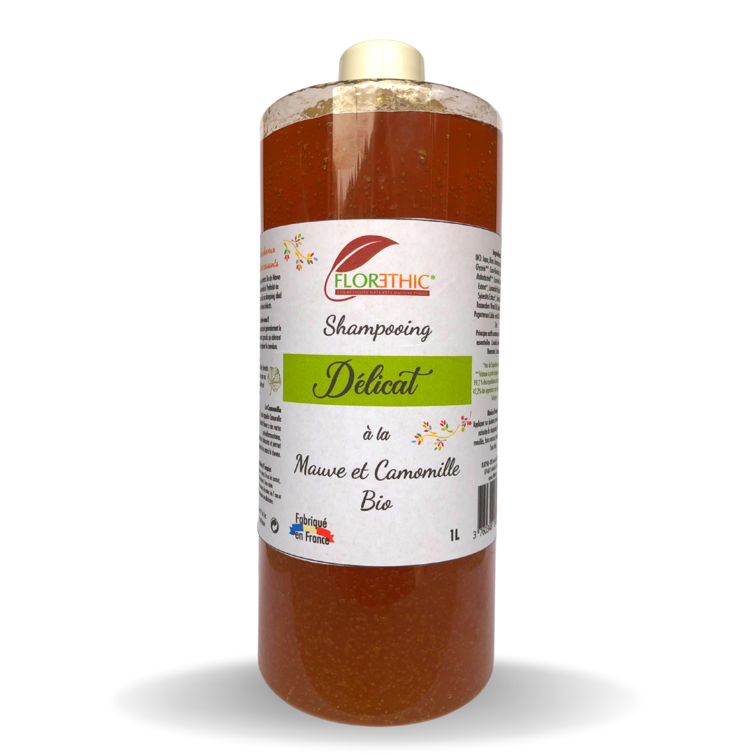 Shampoing Délicat à la Mauve et Camomille BIO 1L