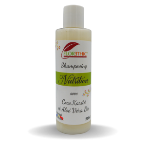 Shampoing Nutrition à la Coco, Karité et Aloé Véra BIO 200ml